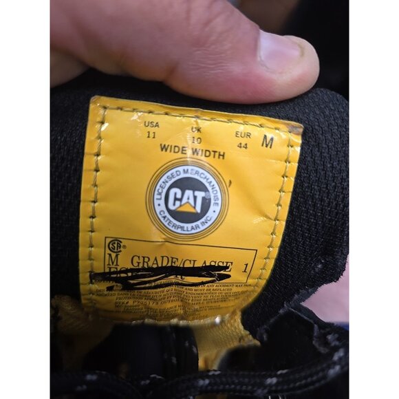 Caterpillar Men's Accomplice WP Steel Toe CSA Work Boots P725173 Black Size 11W - Picture 7 of 8